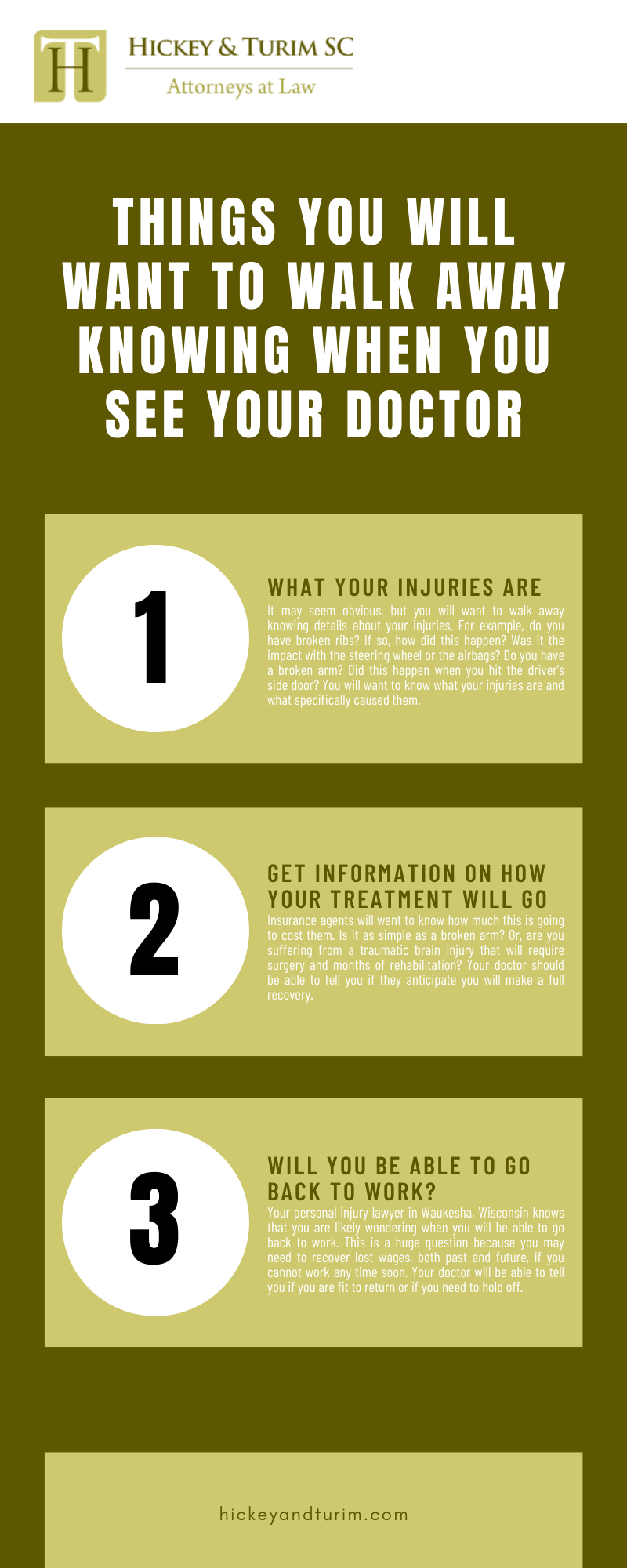 things you will want to walk away knowing when you see your doctor infographic