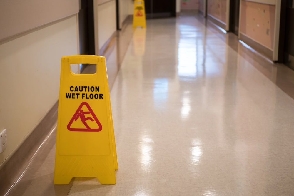 slip and fall lawyer West Bend scene